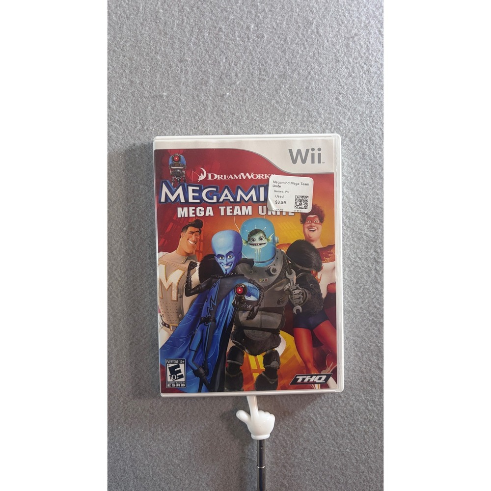 Megamind Mega Team Unite Nintendo Wii Game THQ DreamWorks 2010 RVL-SMGE-USA